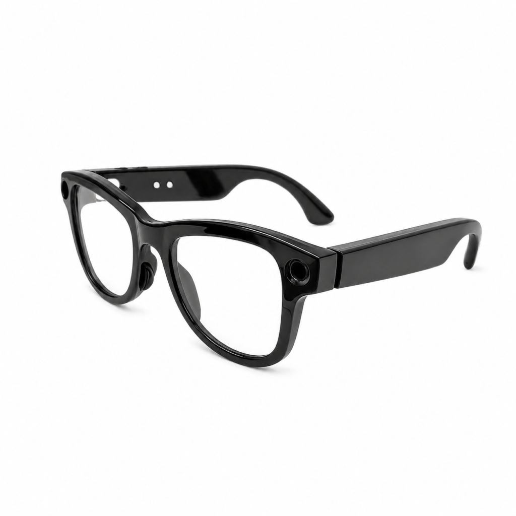 Prism 2 - AI Smart Glasses with 8MP HD Camera, Image Stabilization, AI Recognition & Conversation, Real-Time Translation, Bluetooth Calls, Music Playback, Photo & Video Recording, 15° Flexible Temples