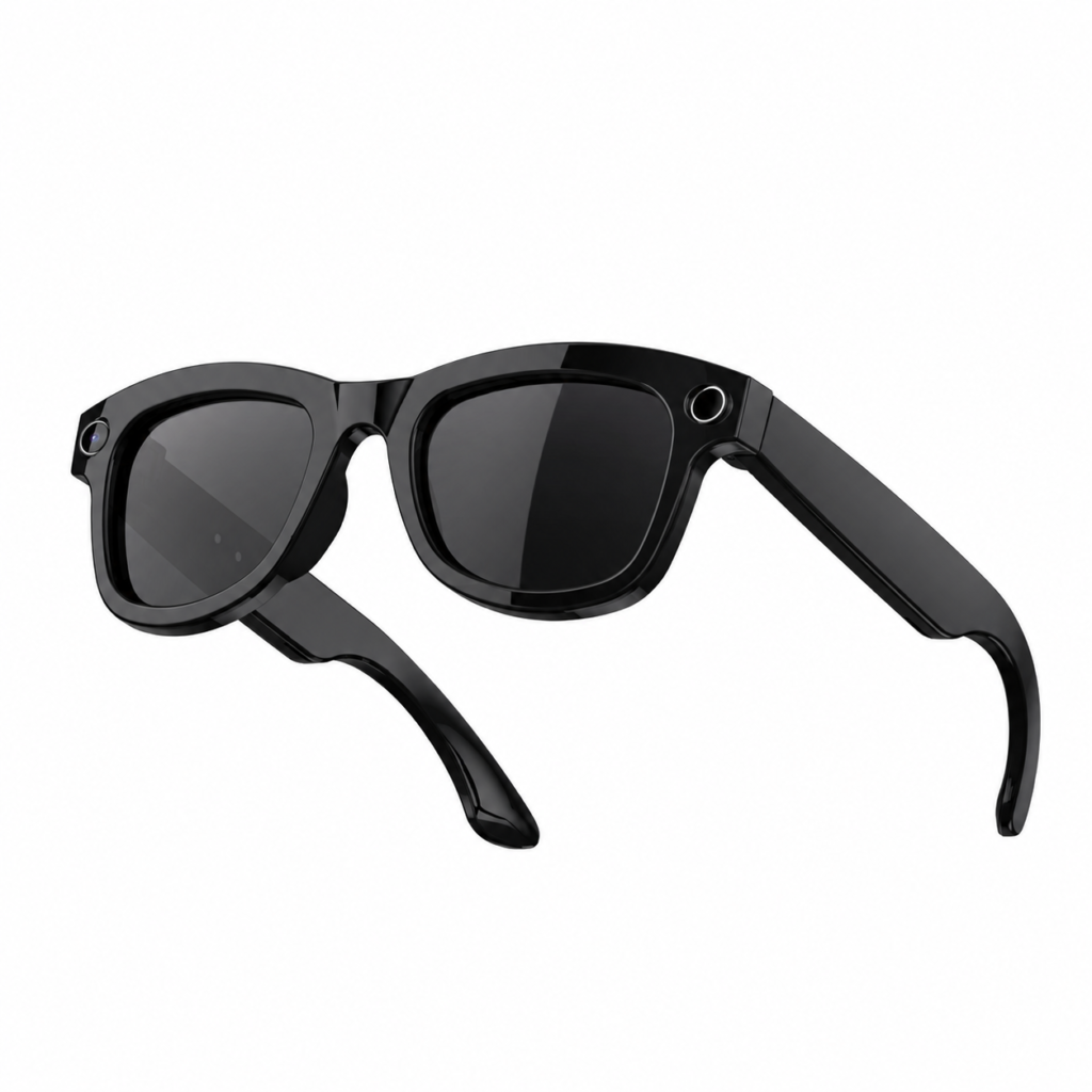 Prism 1 - AI Smart Glasses with 5MP HD Camera, Image Stabilization, Smart Photo & Video Recording, AI Object Recognition & Conversational AI, Real-Time Translation, Bluetooth Calls, Music Playback & Wi-Fi Photo Transfer