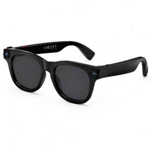 Prism 3 - AI Smart Glasses with 20MP HD Camera, Bone-Conduction Mic Noise Cancellation, Image Stabilization, AI Recognition & Conversation, Real-Time Translation, Bluetooth Calls, Music Playback, Photo & Video Recording, Flexible Temples